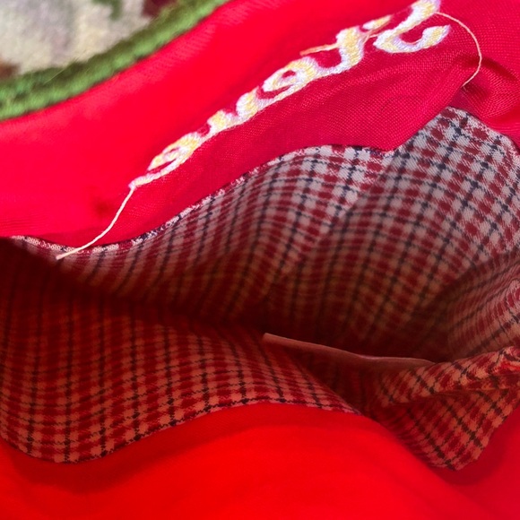 Christmas Needlepoint Wool Stocking Snowman Monogrammed Steve - Picture 7 of 10